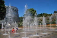 水と遊ぼう 踊る噴水 小田原市小田原フラワーガーデン Parkful 公園をもっと楽しく もっと身近に